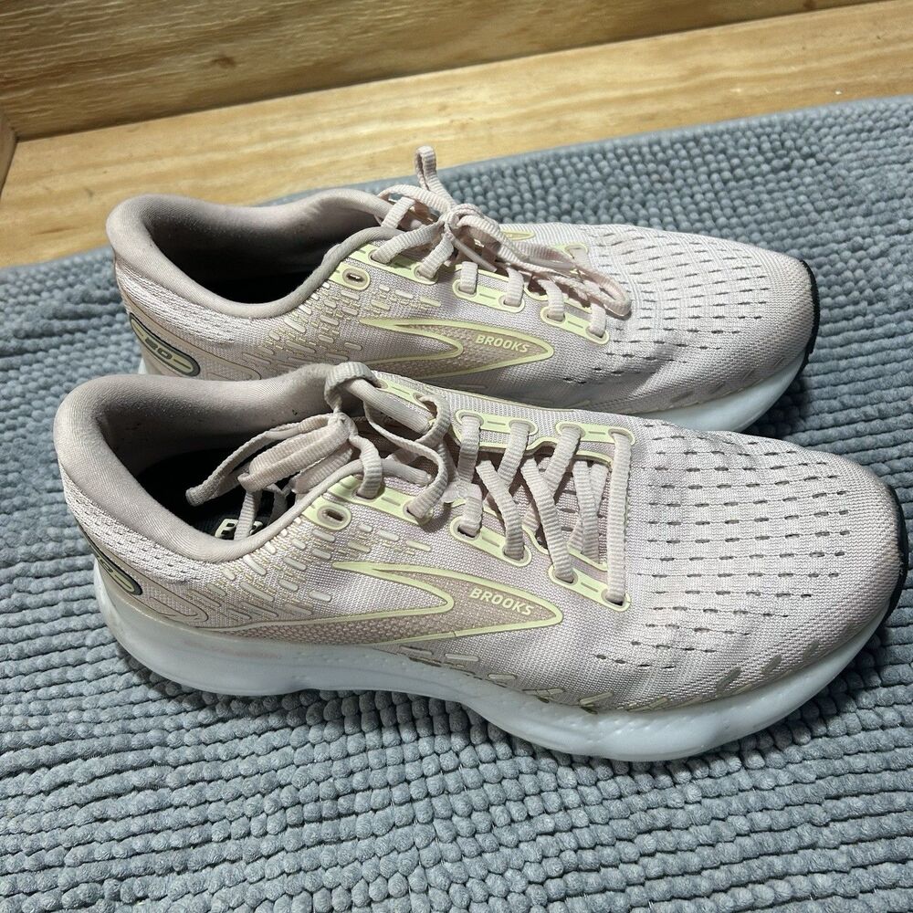 Brooks Glycerin GTS 20 Running Shoes Womens Size 10 Pink Guiderails Athletic